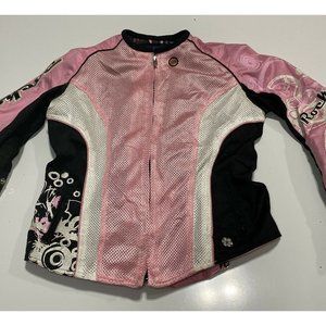 JOE ROCKET Womens Medium Pink Black Padded Jacket